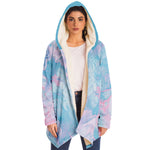 Load image into Gallery viewer, Blue Moon Seed of Life Ankh Hooded Cloak
