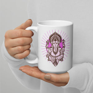 Ganesha Coffee Mug by Goddess Swag. Ganesha is the Remover of Obstacles.