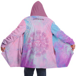 Load image into Gallery viewer, Soul Star Chakra Mandala Microfleece Hooded Cloak
