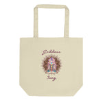 Load image into Gallery viewer, Goddess Swag™ Small Eco Tote Bag organic cotton with mandala and chakra design 

