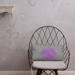 Load image into Gallery viewer, Goddess Swag Crown Chakra Mandala Lumbar Pillow 20&quot; x 12&quot; ~ Sacred Geometry Home Decor
