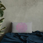 Load image into Gallery viewer, Goddess Swag Soul Star Chakra Mandala Lumbar Pillow 20&quot; x 12&quot; ~ Sacred Geometry Home Decor
