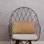 Load image into Gallery viewer, Goddess Swag Sacral Chakra Mandala Lumbar Pillow 20&quot; x 12&quot; ~ Sacred Geometry Home Decor
