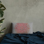 Load image into Gallery viewer, Goddess Swag Earth Star Chakra Mandala Lumbar Throw Pillow 20&quot; x 12&quot; ~ Sacred Geometry Home Decor
