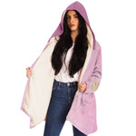 Load image into Gallery viewer, Crown Chakra Luxurious Oversized Cloak Hooded Jacket by Goddess Swag
