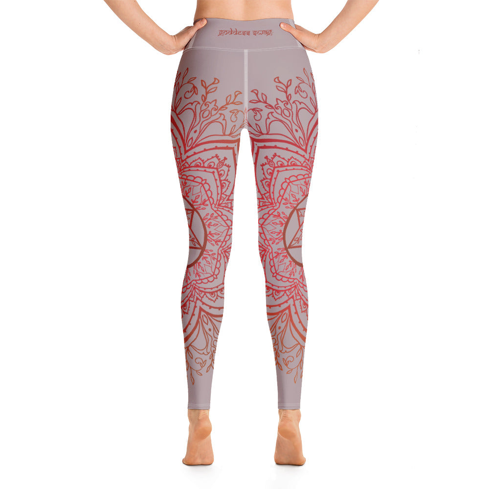 Cathalem Earth Yoga Pants Women Full Length Workout Running Sports