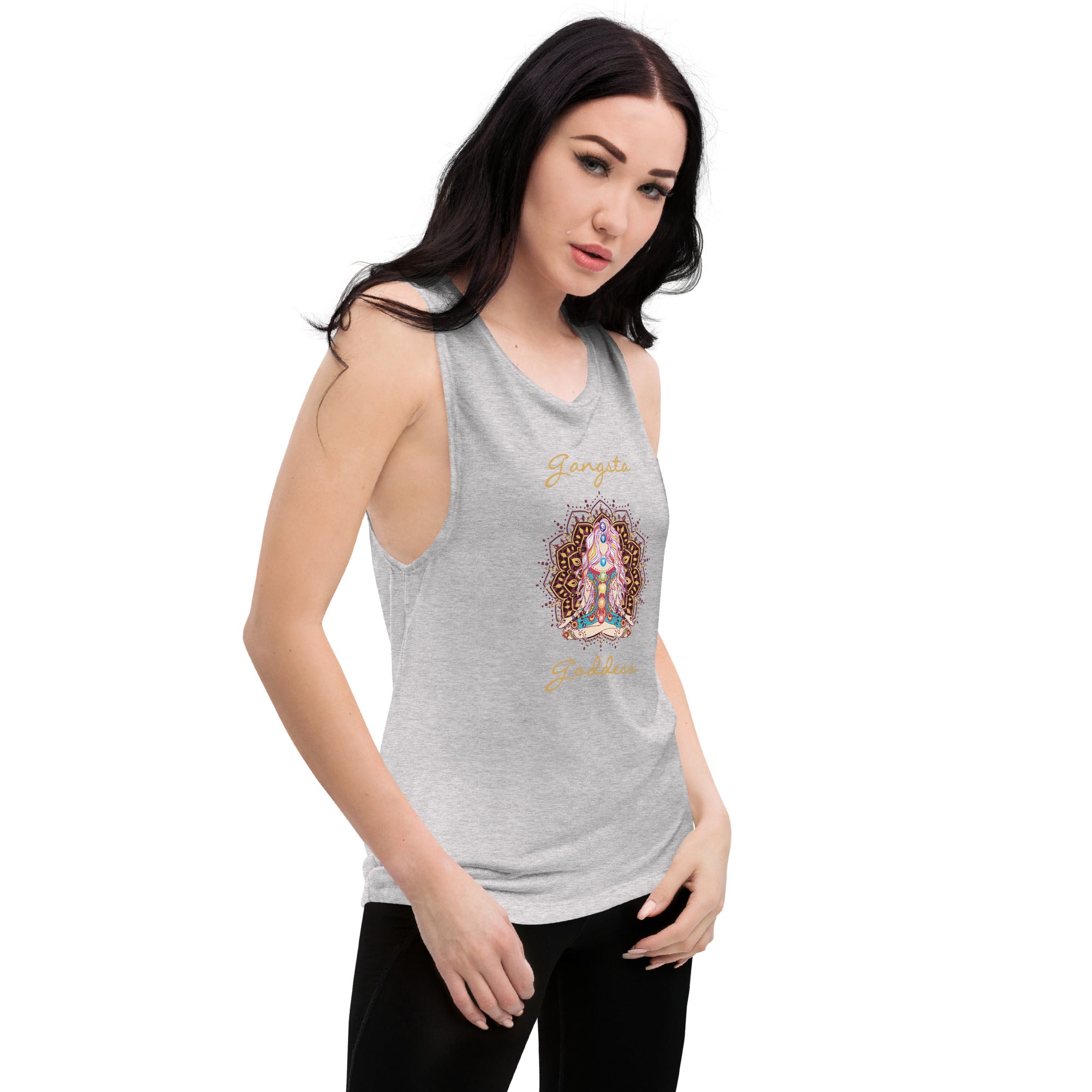 Gangsta Goddess Ladies’ Muscle Tank Top by Goddess Swag