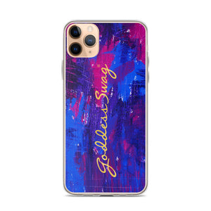 Goddess Swag™ Beautiful Blue Chaos iPhone Case