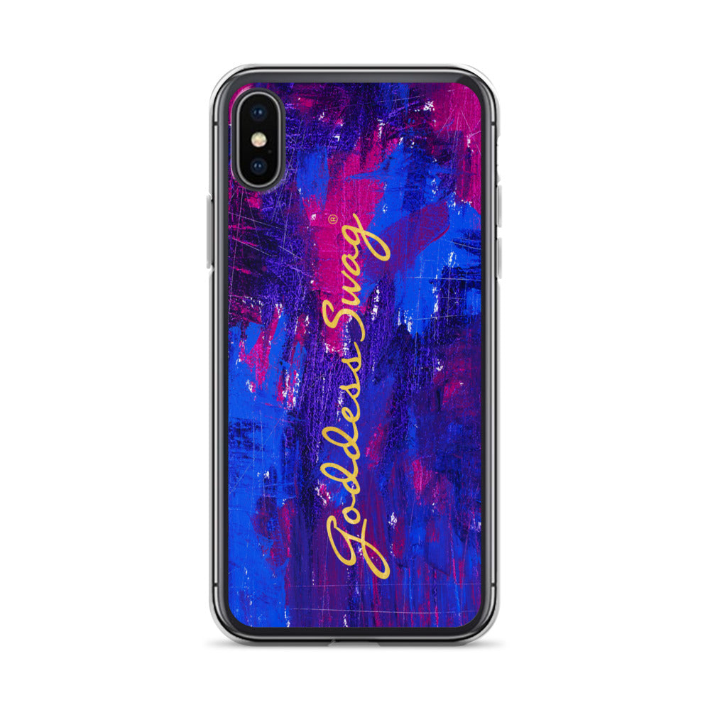 Goddess Swag™ Beautiful Blue Chaos iPhone Case