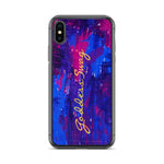 Load image into Gallery viewer, Goddess Swag™ Beautiful Blue Chaos iPhone Case
