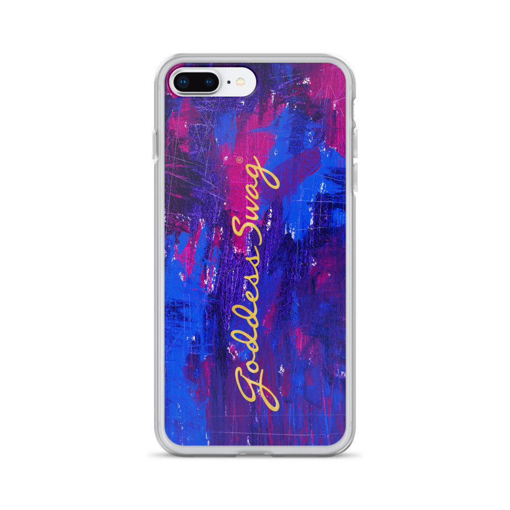 Goddess Swag™ Beautiful Blue Chaos iPhone Case