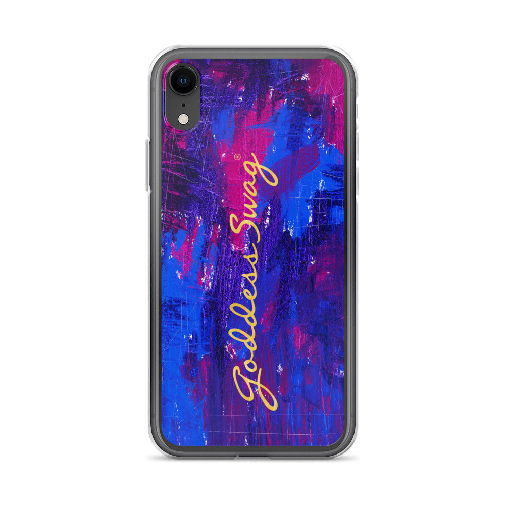 Goddess Swag™ Beautiful Blue Chaos iPhone Case