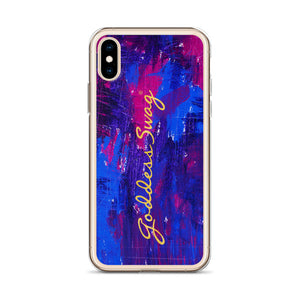 Goddess Swag™ Beautiful Blue Chaos iPhone Case