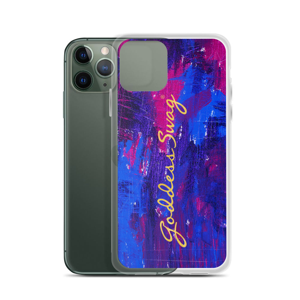 Goddess Swag™ Beautiful Blue Chaos iPhone Case