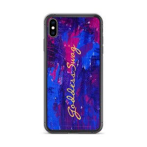 Goddess Swag™ Beautiful Blue Chaos iPhone Case