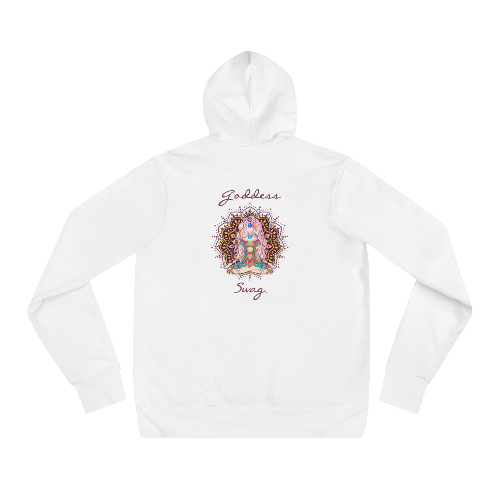 Goddess Swag™ Hoodie ~ Goddess with Chakra Mandala Design
