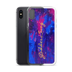 Load image into Gallery viewer, Goddess Swag™ Beautiful Blue Chaos iPhone Case
