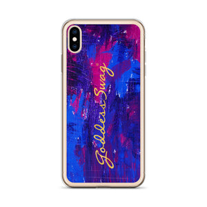 Goddess Swag™ Beautiful Blue Chaos iPhone Case