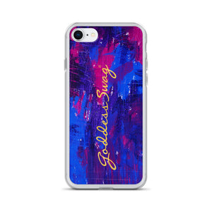 Goddess Swag™ Beautiful Blue Chaos iPhone Case