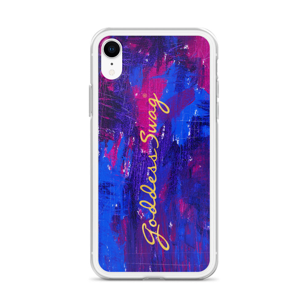 Goddess Swag™ Beautiful Blue Chaos iPhone Case