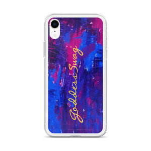 Goddess Swag™ Beautiful Blue Chaos iPhone Case