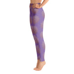 Load image into Gallery viewer, Soul Radiance &quot;Gold n Violet&quot; Leggings by Goddess Swag
