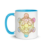 Load image into Gallery viewer, Metatron&#39;s Cube Sacred Geometry Ceramic Coffee Mug by Goddess Swag
