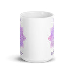 Load image into Gallery viewer, Goddess Swag I am infinite Crown 7th Chakra with Mandala and Om Symbol Ceramic coffee mug 15 ounce
